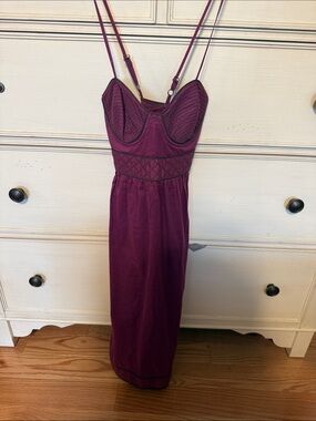 Proenza Schouler for Target Plum Purple Spaghetti Strap Midi Dress